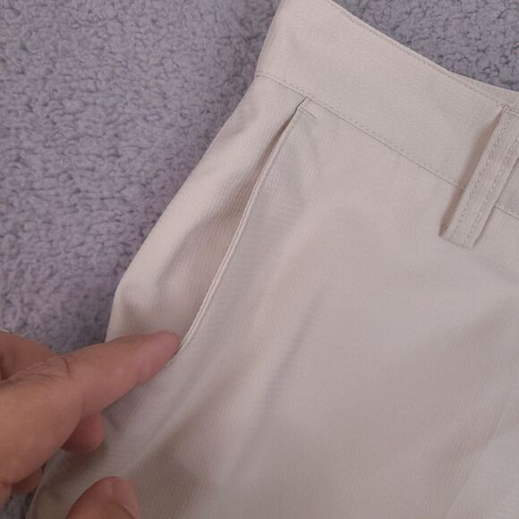 Adidas Clima Cool Golf‎ Pants Khakis 36x27.5 Beige Performance 3 Stripes - Picture 5 of 15